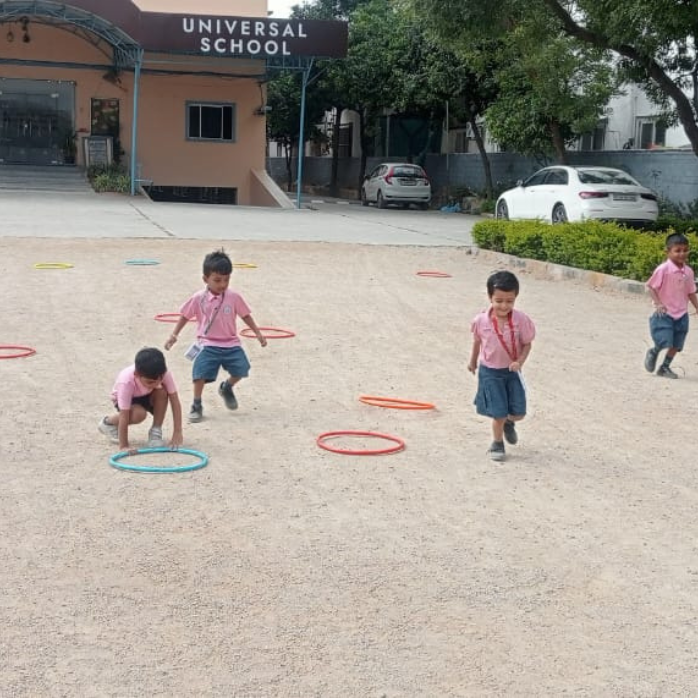 Pre-Primary school students at Darsh Universal School Kapra